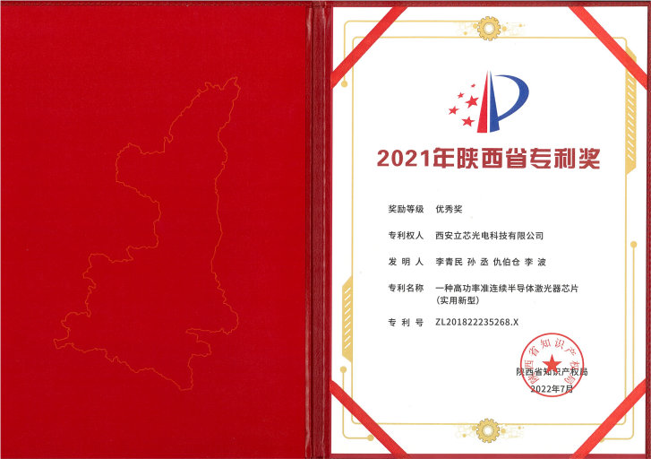 2021年陕西省专利奖